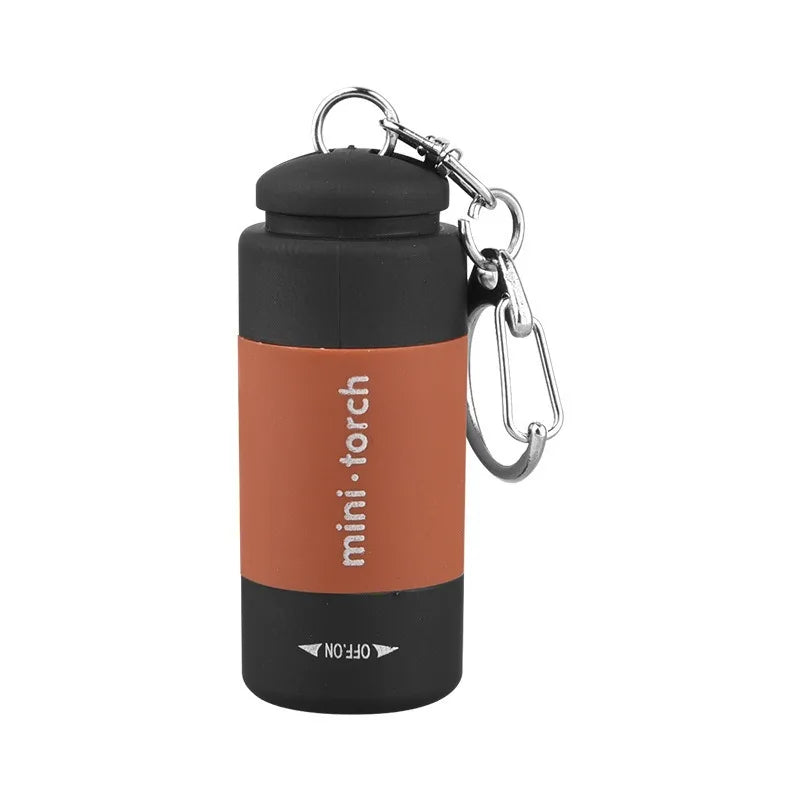 Mini Keychain Flashlight USB Rechargeable