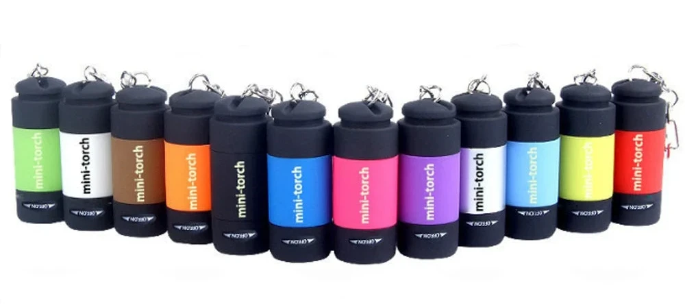 Mini Keychain Flashlight USB Rechargeable