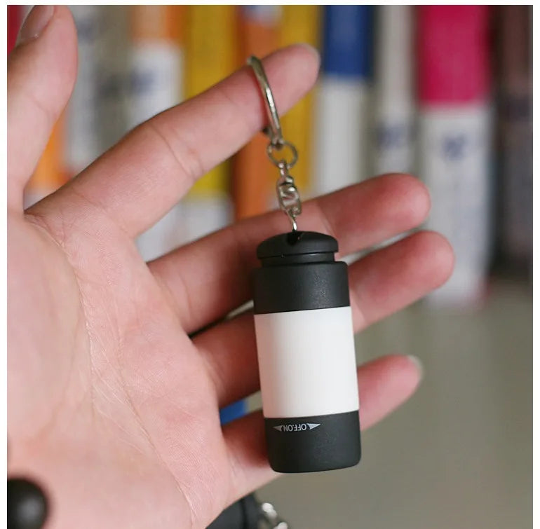 Mini Keychain Flashlight USB Rechargeable