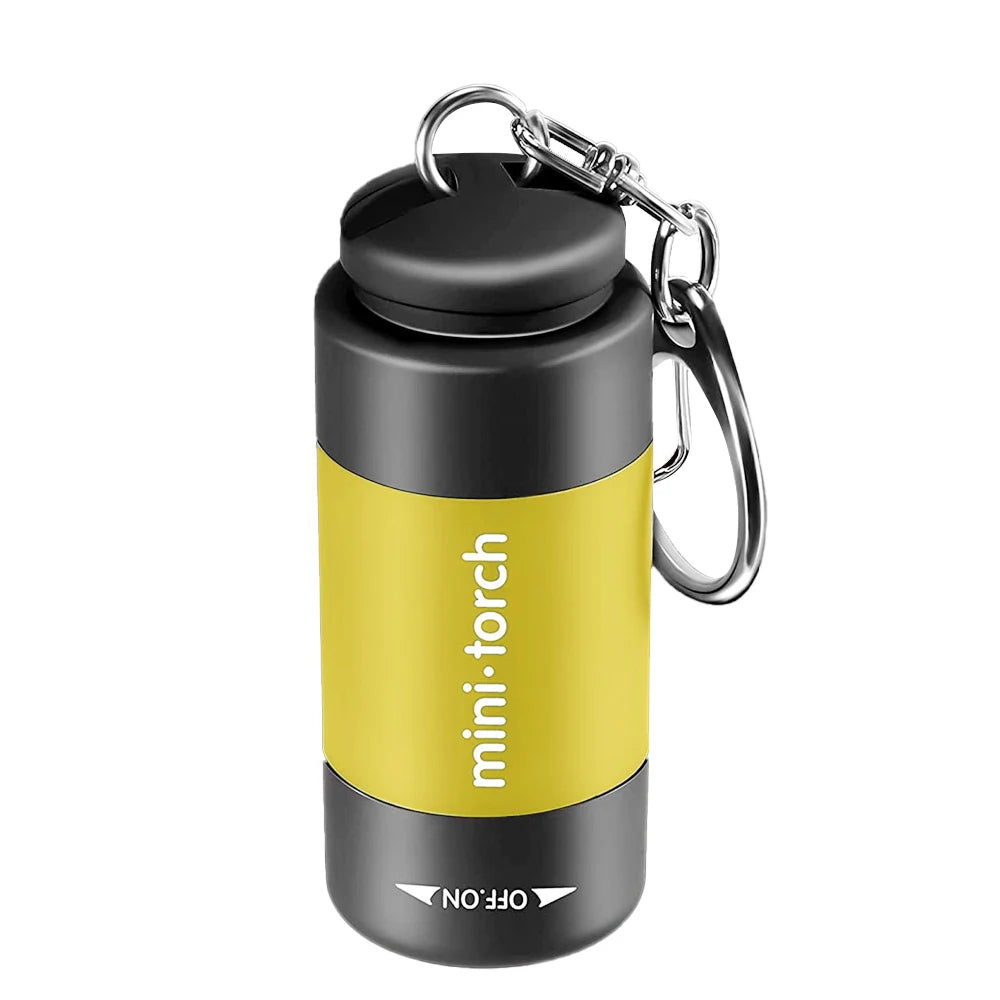 Mini Keychain Flashlight USB Rechargeable