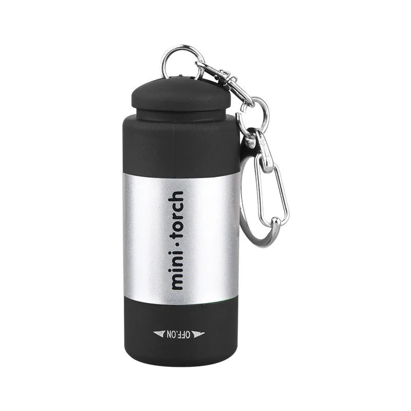 Mini Keychain Flashlight USB Rechargeable