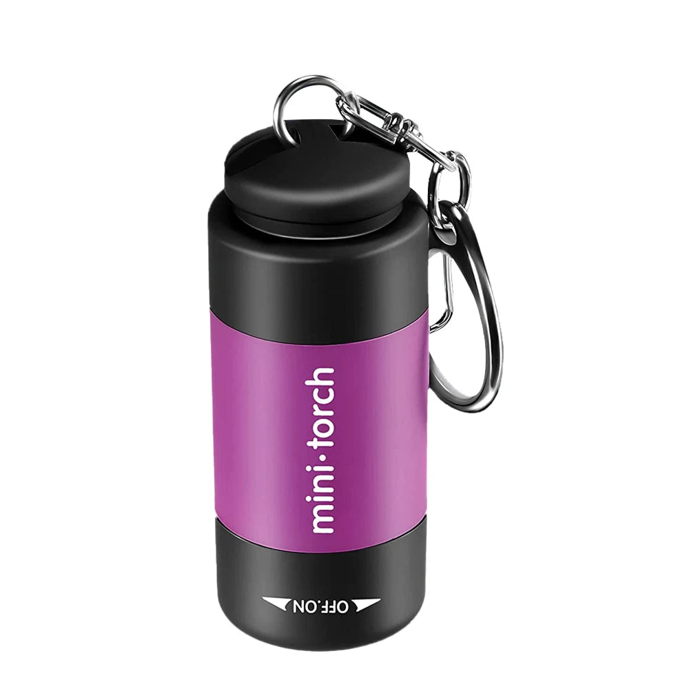 Mini Keychain Flashlight USB Rechargeable