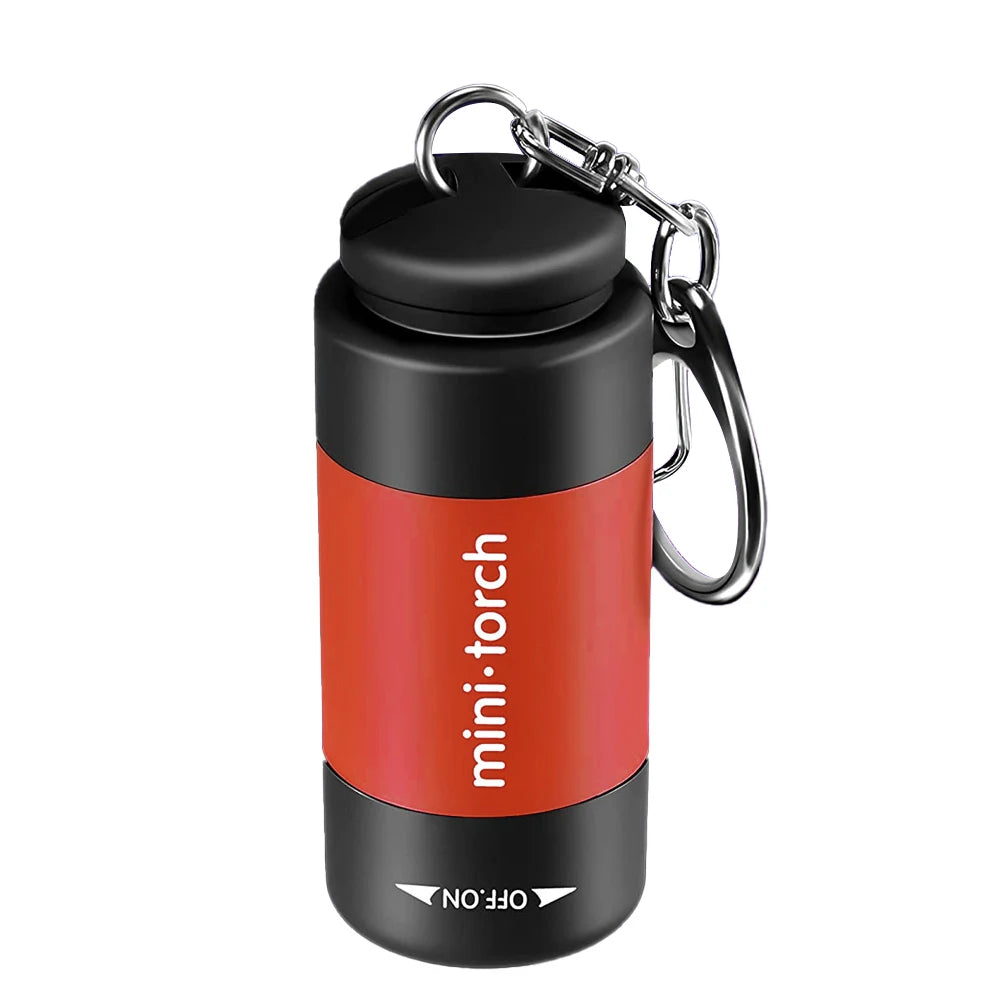 Mini Keychain Flashlight USB Rechargeable