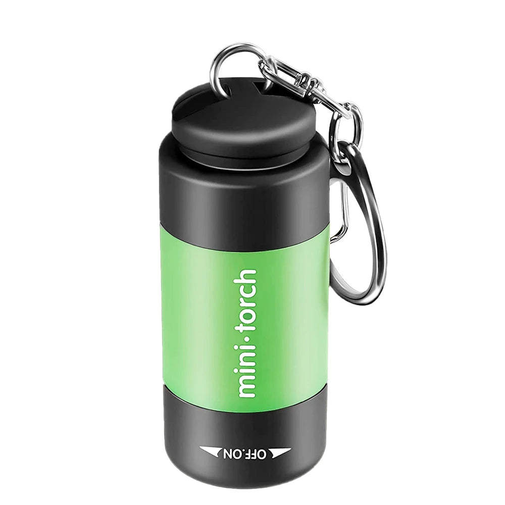 Mini Keychain Flashlight USB Rechargeable