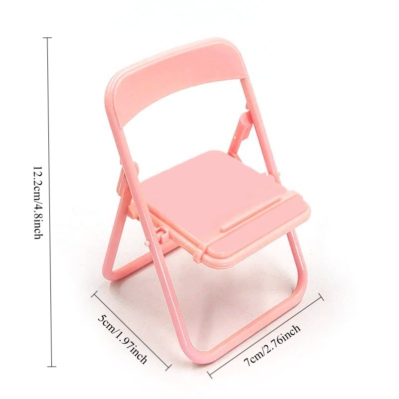 Mini Folding Chair Phone Stand – Cute Portable Phone Holder for Desk & Travel - Image 6