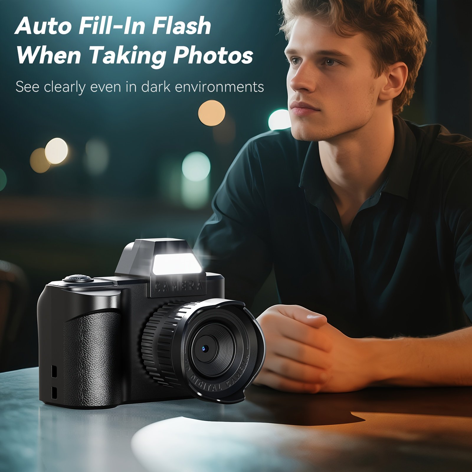 Mini Digital Keychain Camera – 1080p HD Portable Recorder with 64GB Memory, USB Rechargeable - Image 3