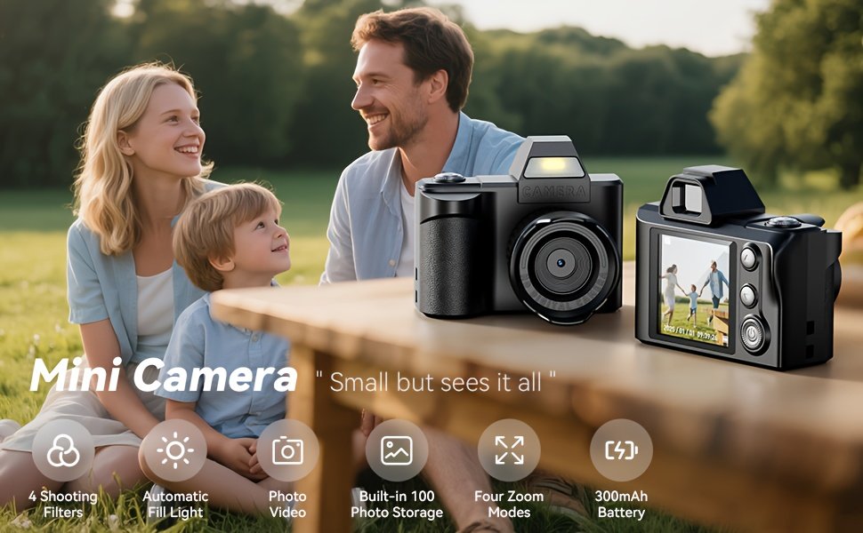 Mini Digital Keychain Camera – 1080p HD Portable Recorder with 64GB Memory, USB Rechargeable - Image 10