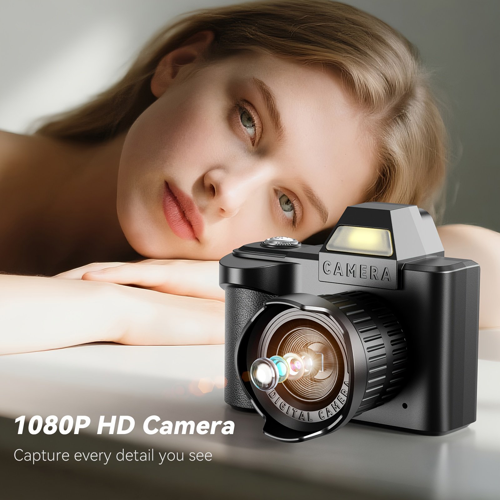 Mini Digital Keychain Camera – 1080p HD Portable Recorder with 64GB Memory, USB Rechargeable - Image 2