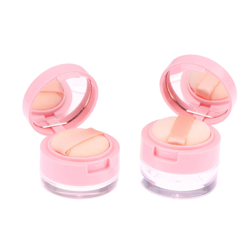 Mini Refillable Loose Powder Container with Puff & Mirror – Travel Size (3g) - Image 6