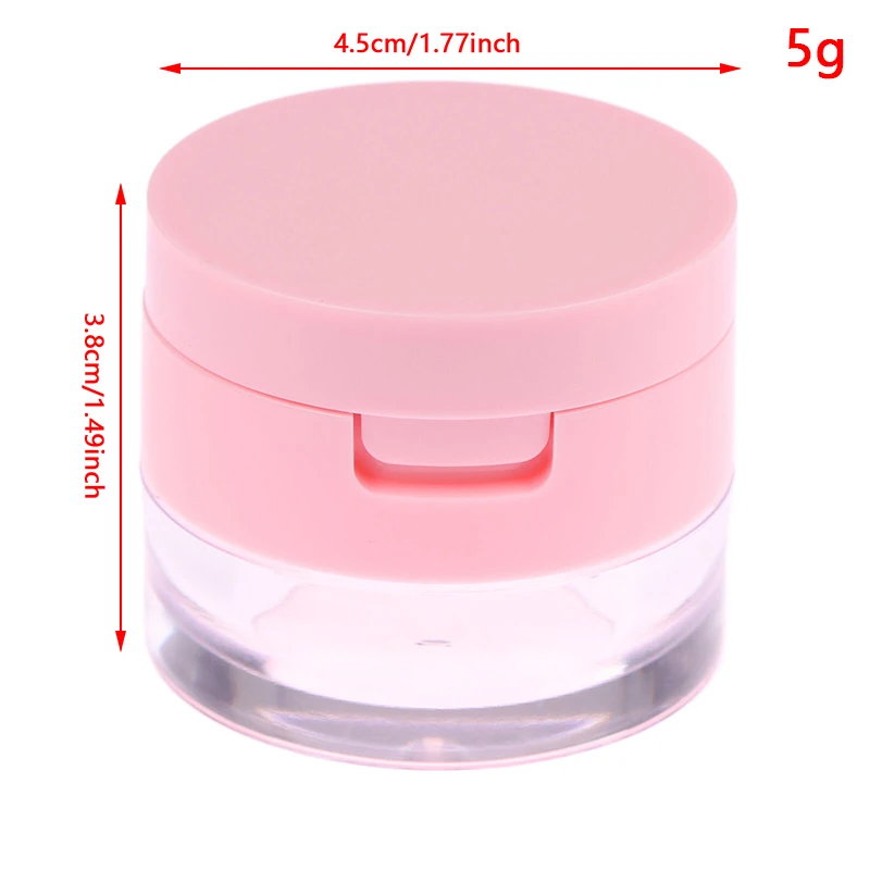 Mini Refillable Loose Powder Container with Puff & Mirror – Travel Size (3g) - Image 8