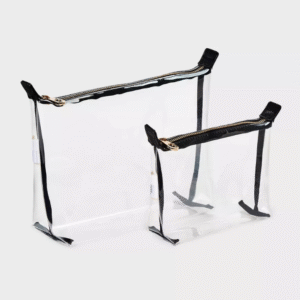 Travel Bag Pouch Transparent PVC Zipper Cosmetic Bag