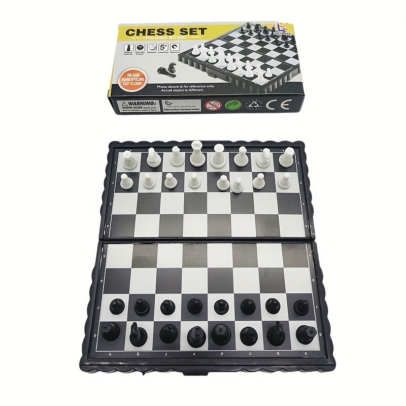 Mini Folding Chess Set – Pocket Travel Board Game - Image 4