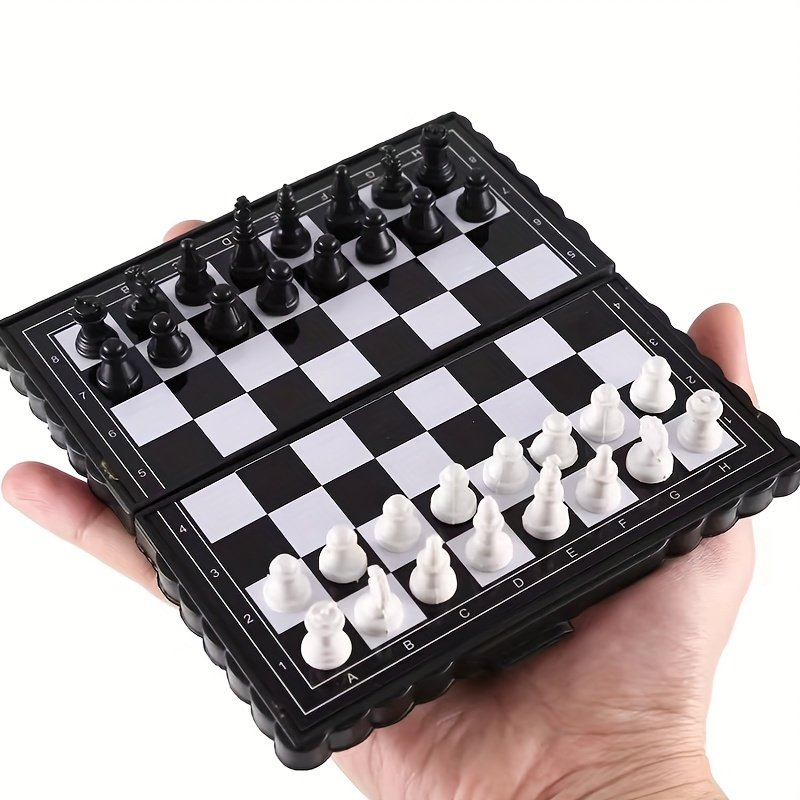 Mini Folding Chess Set – Pocket Travel Board Game - Image 2