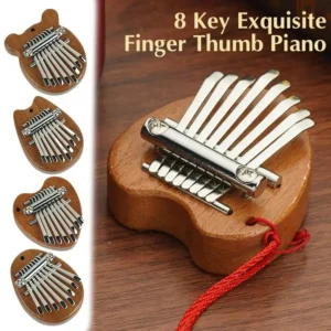 Mini 8-Key Kalimba Thumb Piano with Case – Pocket-Size Musical Instrument