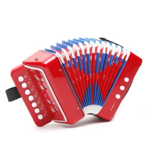 Mini Accordion – Lightweight 10-Key Musical Instrument