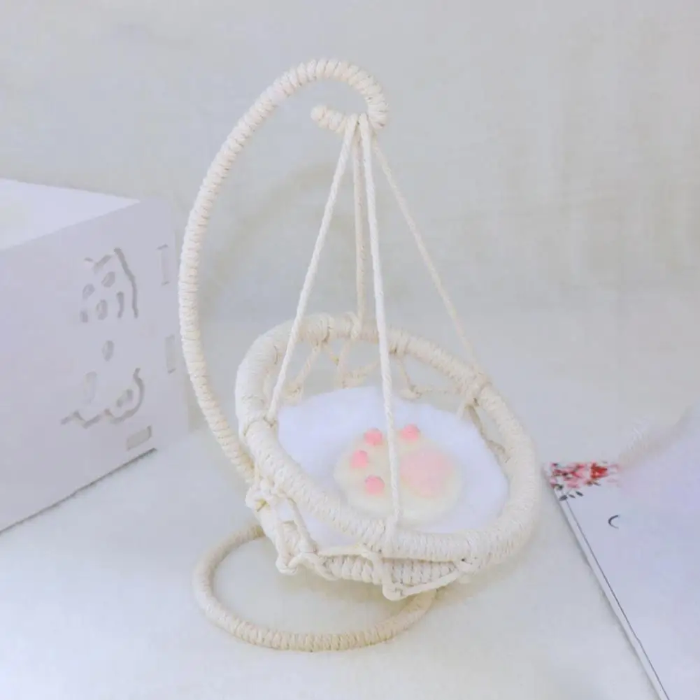 Mini Doll Hanging Chair | Swing for Dolls & Plush Toys