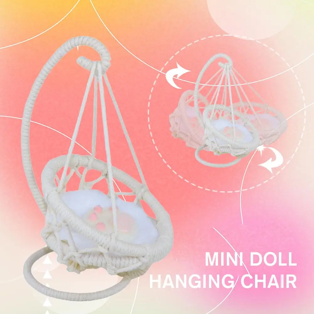 Mini Doll Hanging Chair | Swing for Dolls & Plush Toys - Image 4