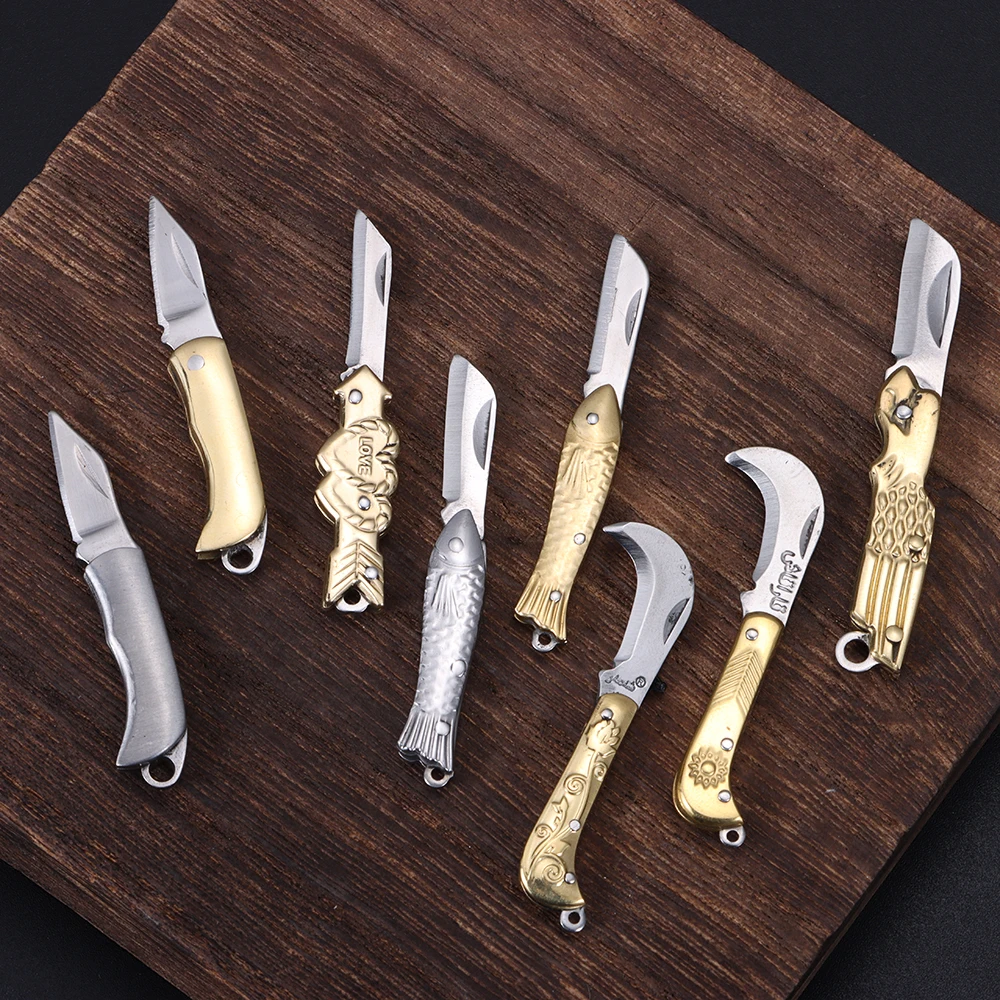 Mini Folding Pocket Knife – Compact Stainless Steel Keychain Knife - Image 21