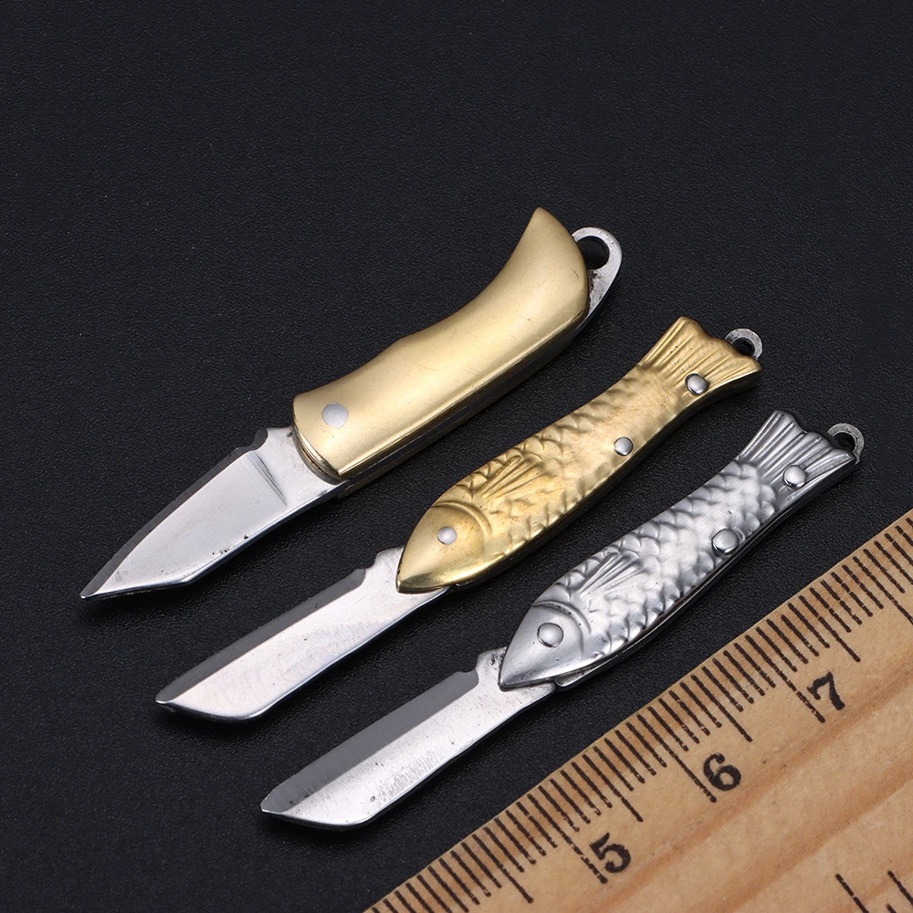 Mini Folding Pocket Knife – Compact Stainless Steel Keychain Knife - Image 27
