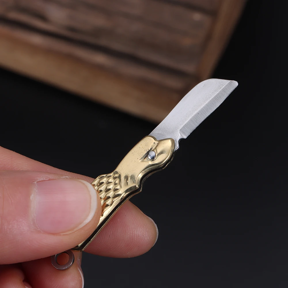 Mini Folding Pocket Knife – Compact Stainless Steel Keychain Knife - Image 25