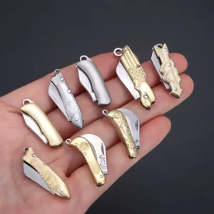 Mini Folding Pocket Knife – Compact Stainless Steel Keychain Knife