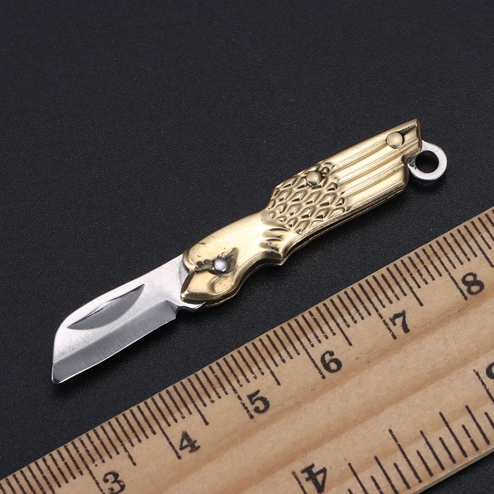 Mini Folding Pocket Knife – Compact Stainless Steel Keychain Knife - Image 28