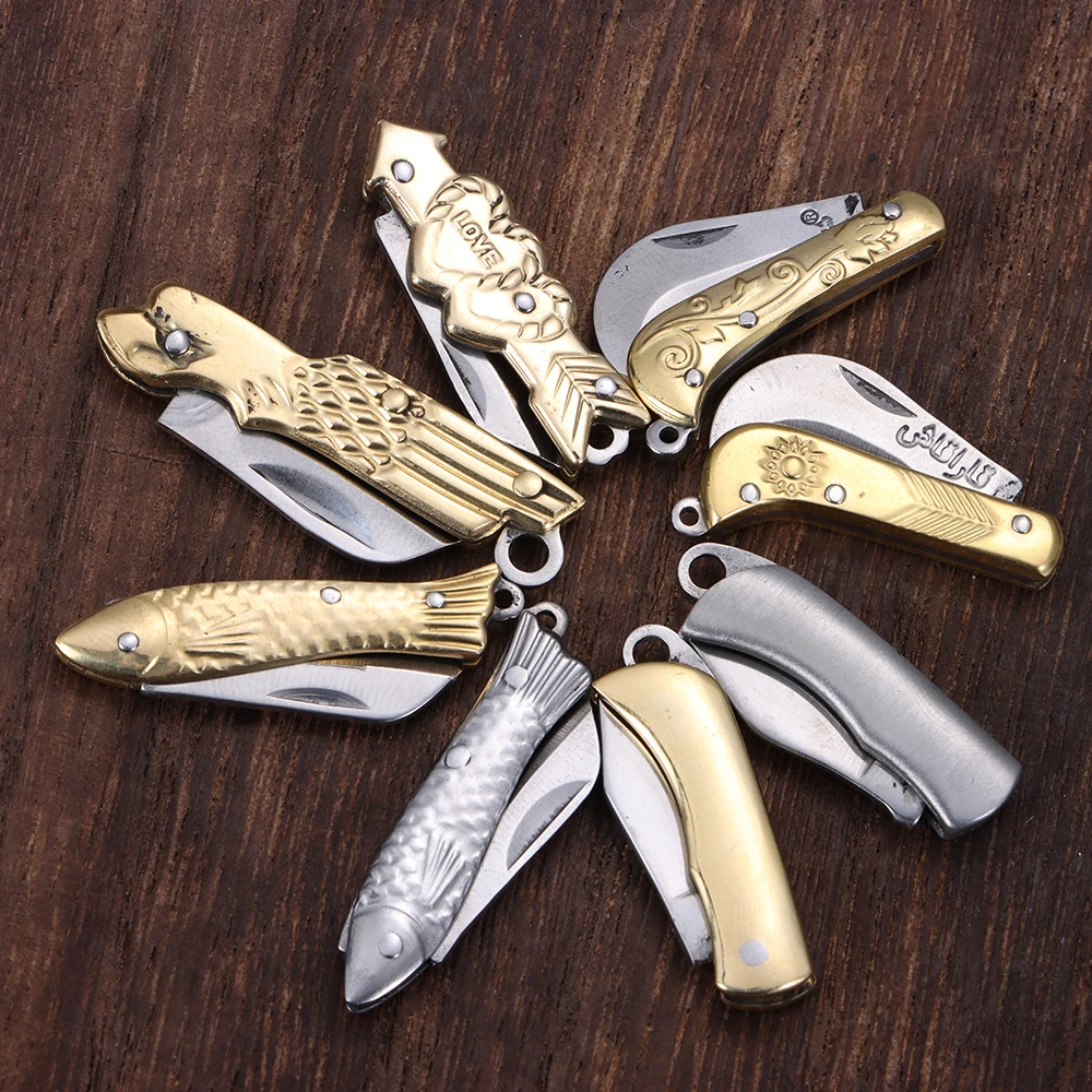 Mini Folding Pocket Knife – Compact Stainless Steel Keychain Knife - Image 18