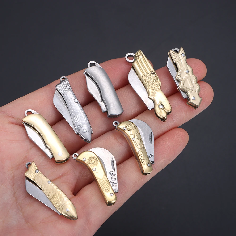 Mini Folding Pocket Knife – Compact Stainless Steel Keychain Knife - Image 22