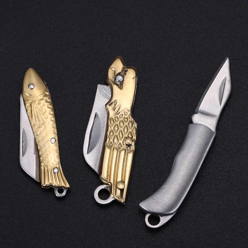 Mini Folding Pocket Knife – Compact Stainless Steel Keychain Knife - Image 23