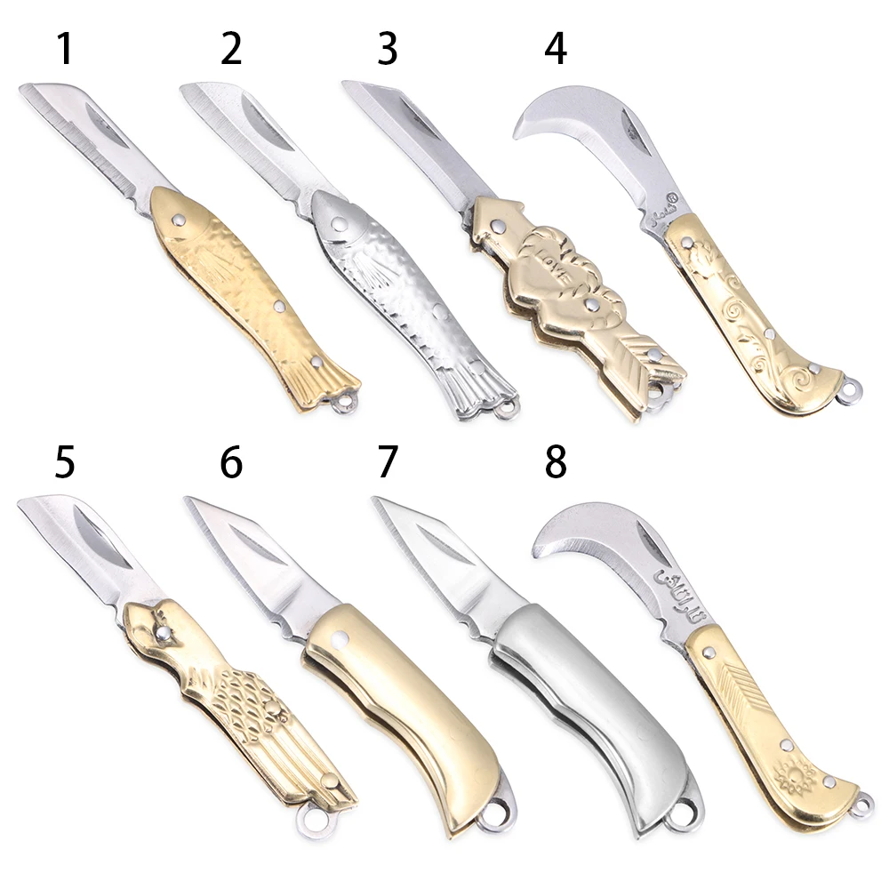 Mini Folding Pocket Knife – Compact Stainless Steel Keychain Knife - Image 17