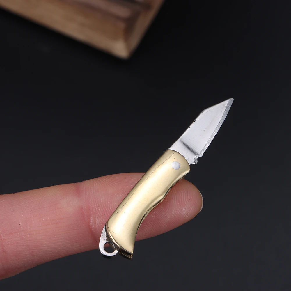 Mini Folding Pocket Knife – Compact Stainless Steel Keychain Knife - Image 26