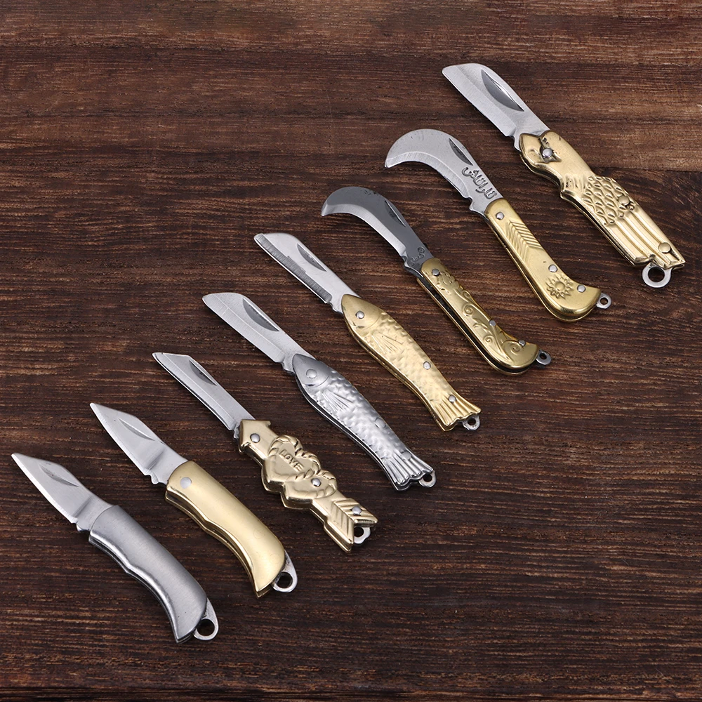 Mini Folding Pocket Knife – Compact Stainless Steel Keychain Knife - Image 19