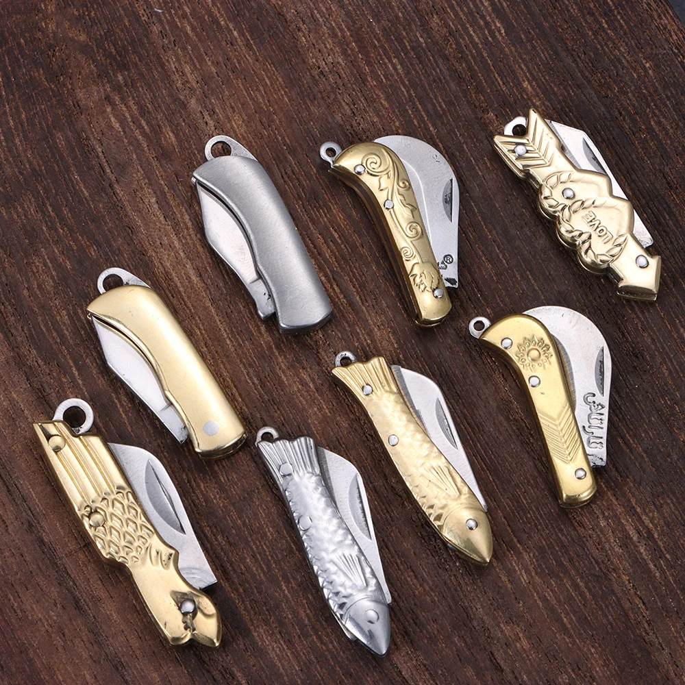 Mini Folding Pocket Knife – Compact Stainless Steel Keychain Knife - Image 20