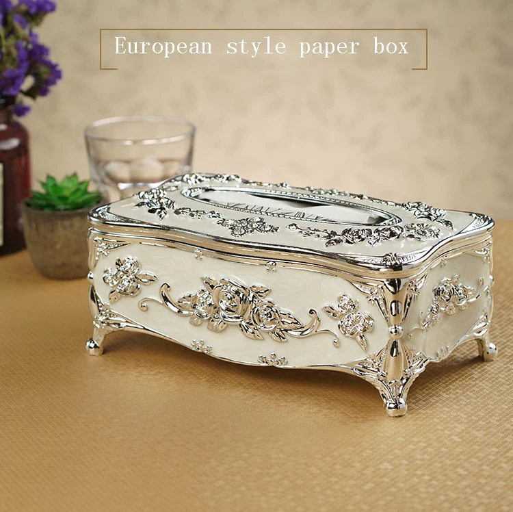 Luxury Decorative Tissue Box Cover – European Style Acrylic Tissue Holder, Elegant Bathroom Vanity Bedroom Living Room Home Decor - Image 21