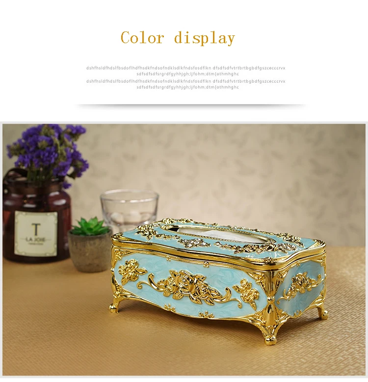 Luxury Decorative Tissue Box Cover – European Style Acrylic Tissue Holder, Elegant Bathroom Vanity Bedroom Living Room Home Decor - Image 28