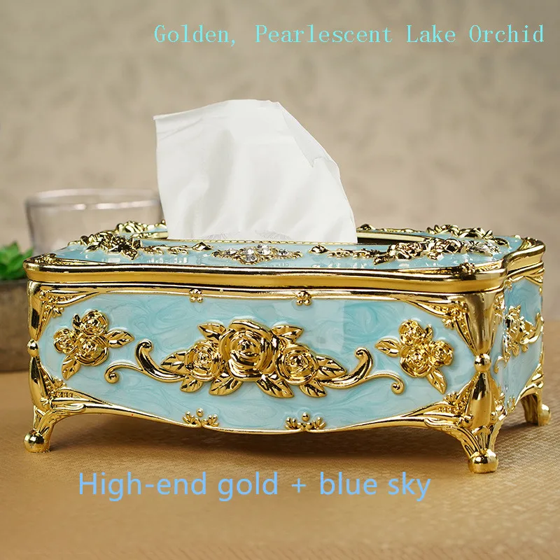 Luxury Decorative Tissue Box Cover – European Style Acrylic Tissue Holder, Elegant Bathroom Vanity Bedroom Living Room Home Decor - Image 3