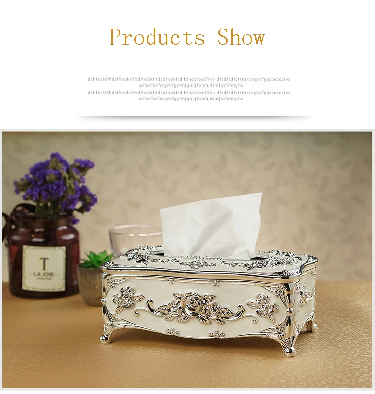 Luxury Decorative Tissue Box Cover – European Style Acrylic Tissue Holder, Elegant Bathroom Vanity Bedroom Living Room Home Decor - Image 23