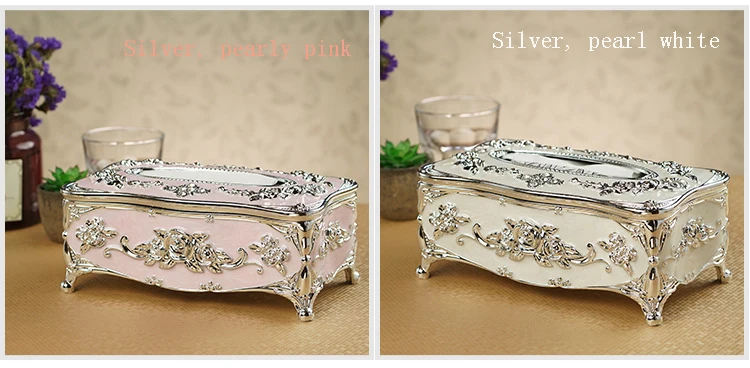 Luxury Decorative Tissue Box Cover – European Style Acrylic Tissue Holder, Elegant Bathroom Vanity Bedroom Living Room Home Decor - Image 29
