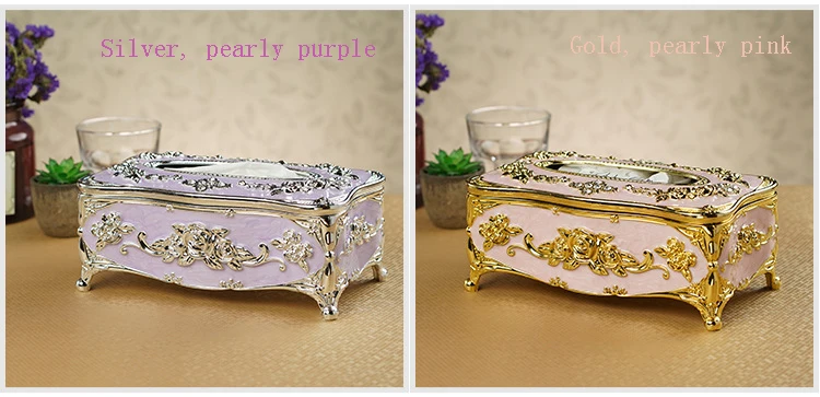 Luxury Decorative Tissue Box Cover – European Style Acrylic Tissue Holder, Elegant Bathroom Vanity Bedroom Living Room Home Decor - Image 30