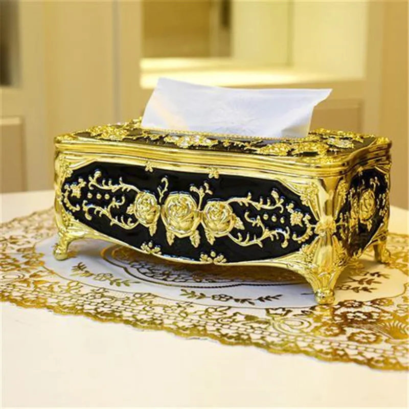 Luxury Decorative Tissue Box Cover – European Style Acrylic Tissue Holder, Elegant Bathroom Vanity Bedroom Living Room Home Decor - Image 14