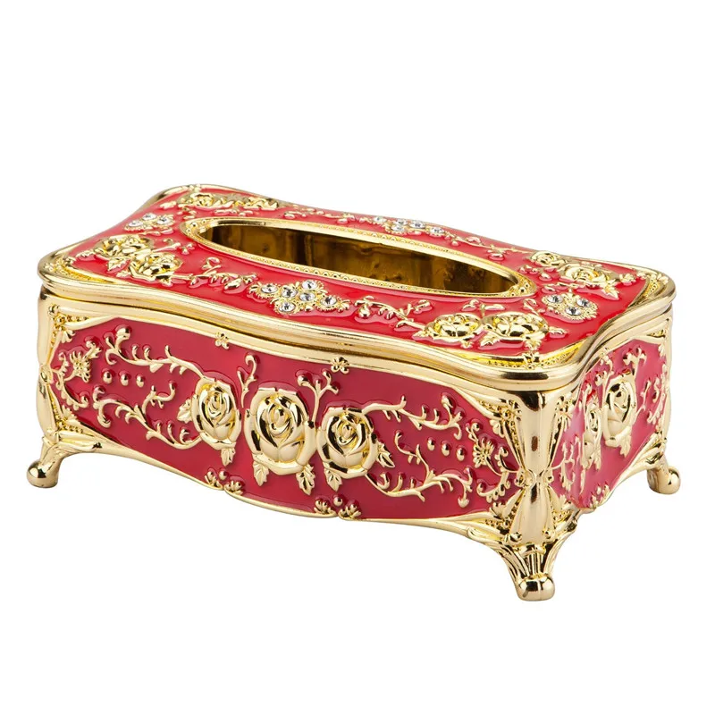 Luxury Decorative Tissue Box Cover – European Style Acrylic Tissue Holder, Elegant Bathroom Vanity Bedroom Living Room Home Decor - Image 9