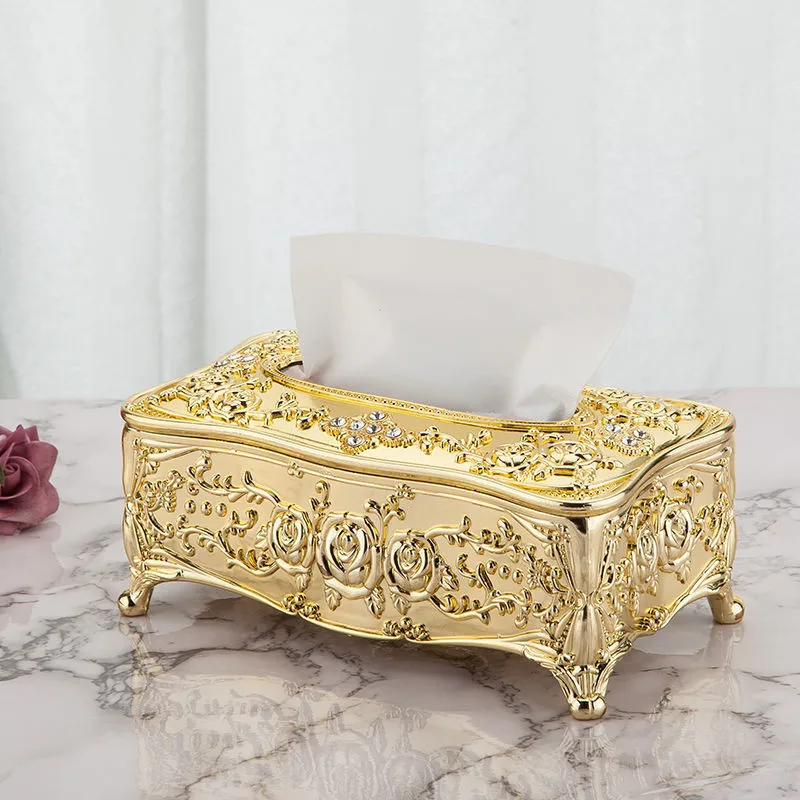 Luxury Decorative Tissue Box Cover – European Style Acrylic Tissue Holder, Elegant Bathroom Vanity Bedroom Living Room Home Decor - Image 7