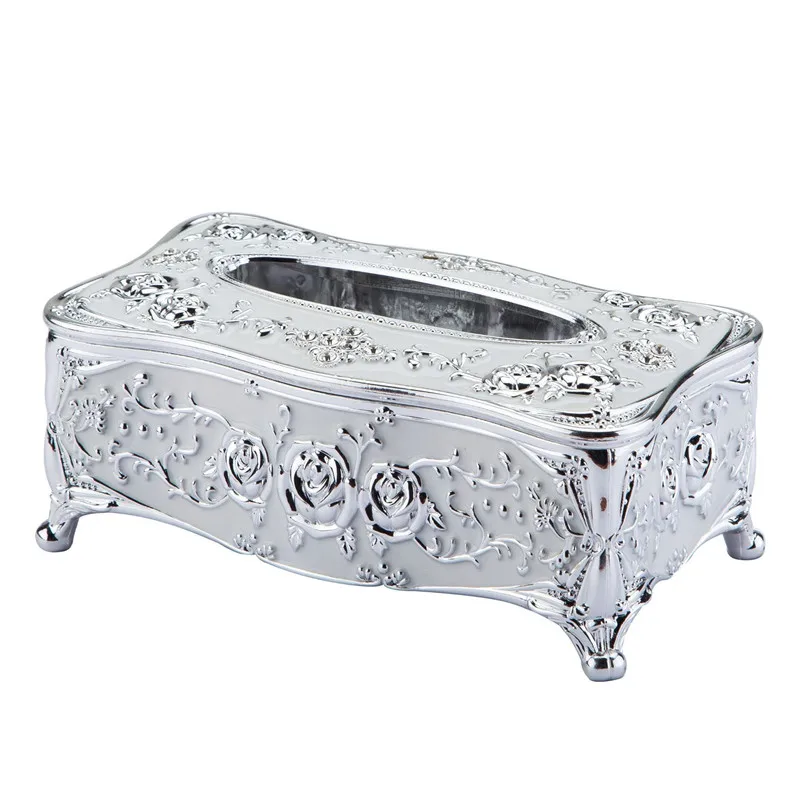 Luxury Decorative Tissue Box Cover – European Style Acrylic Tissue Holder, Elegant Bathroom Vanity Bedroom Living Room Home Decor - Image 19